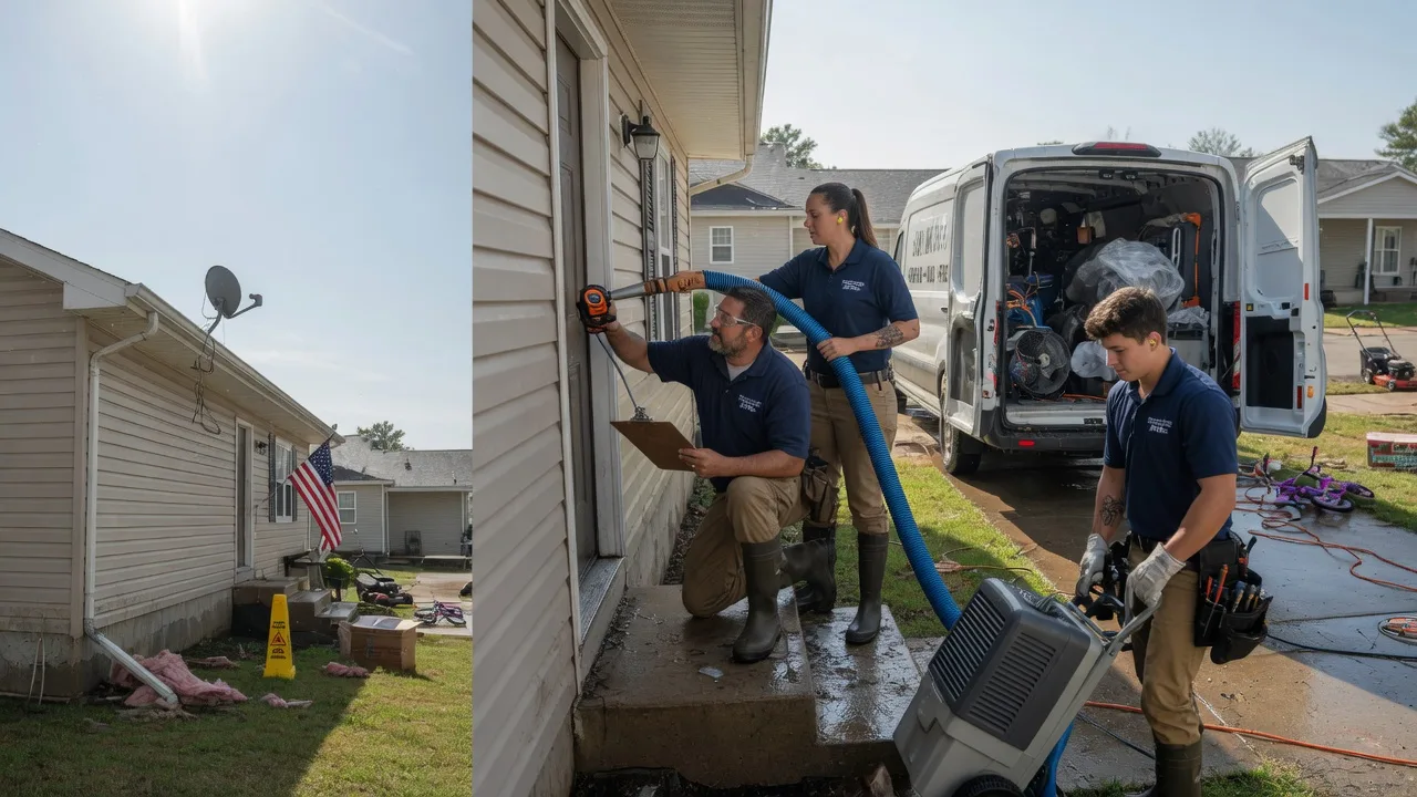Ceiling Water Damage Restoration in London, WV near me
